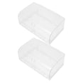 thumbnail image 1 of VORCOOL 2Pcs Transparent Double Socket Waterproof Cover Protective Box for Home Indoor Use, 1 of 8