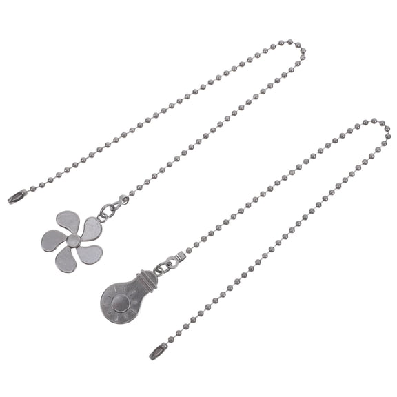 VORCOOL 2Pcs Ceiling Light Chain for Ceiling Fan with Iron 13.8X1.26X0.12in