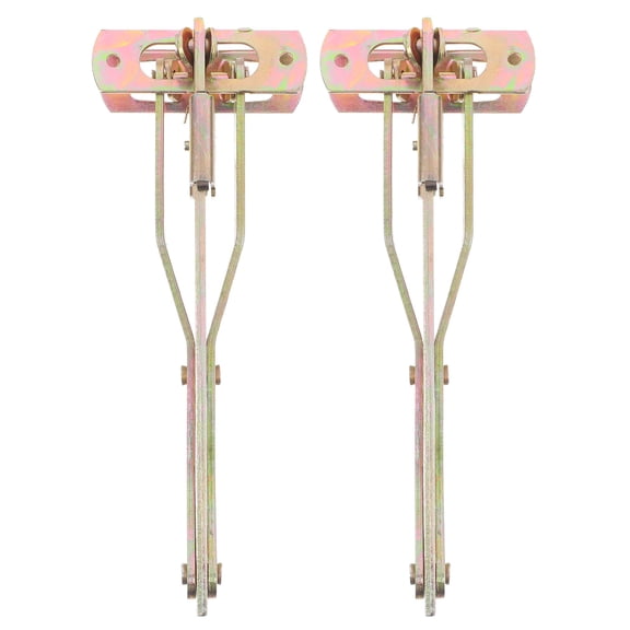VORCOOL 2Pcs Golden Iron Lift Top Rack Fitting with Height Adjustment for Massage Tables in Beauty Salons