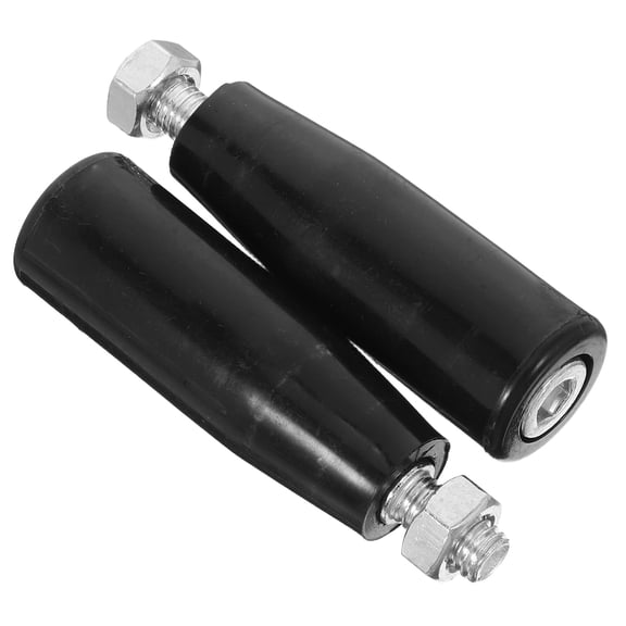VORCOOL 2Pcs Revolving Handle for Wheel with Bakelite and Iron Comfortable Grip for Home Use