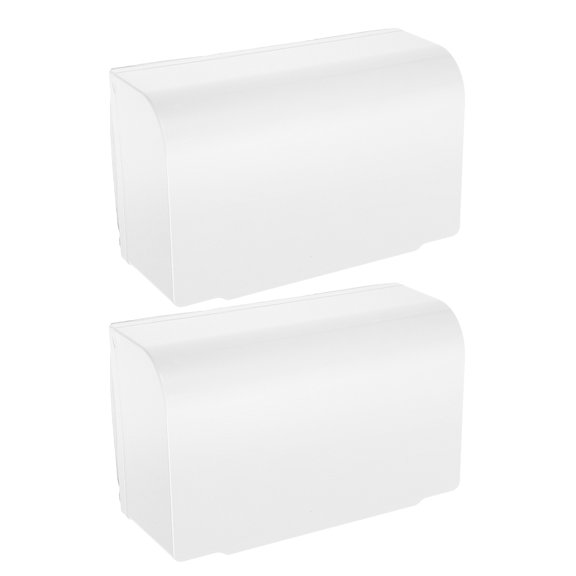 VORCOOL 2Pcs Adhesive Splash Proof Double Socket Cover Protective Box for Indoor Use
