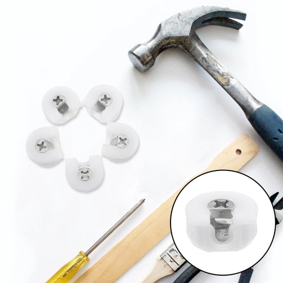 VORCOOL Plastic Locking Shelf Support Pin White 30Pcs