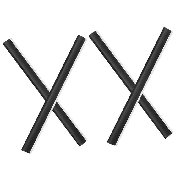 VORCOOL Garbage Shovel Rubber Lip p Black Rubber 4 Pcs