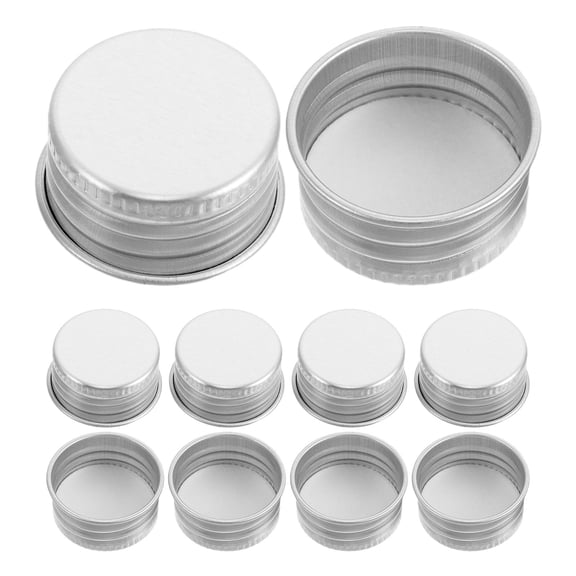 VORCOOL 50Pcs Airtight Screw Caps Leakproof Bottle Caps for Glass Bottles and Liquid Containers