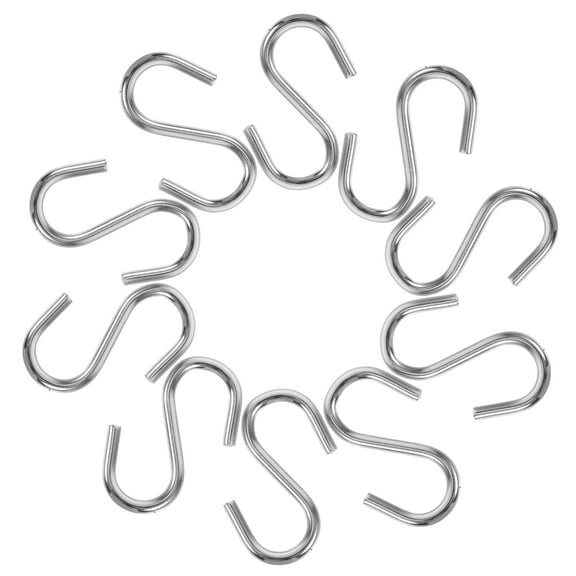 VORCOOL 50Pcs Small Metal Hooks with Rounded Corners for Safe Display