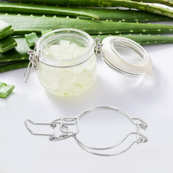 VORCOOL canning jar accessories Canning Jar Lock Buckle Stainless Steel 6pcs