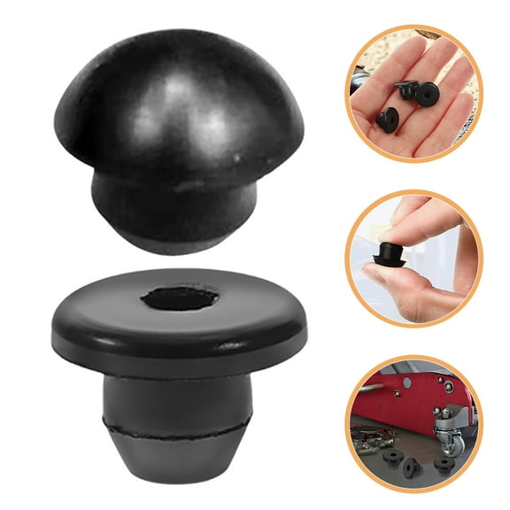 VORCOOL 8Pcs Compact Rubber Hydraulic Jack Oil Fill Plugs for Stable Lifting