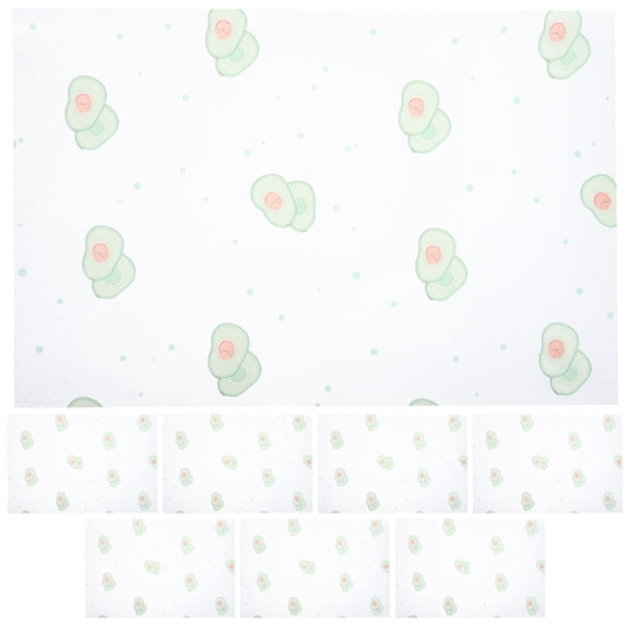 VORCOOL 8Pcs Refrigerator Pads Washable Multi Use Fridge Mats with Antislip Shelf Protectors