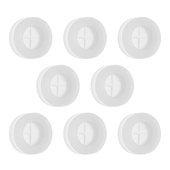 VORCOOL Silicone Straw Stoppers Assorted Colors Reusable for Drink Lids 8Pcs