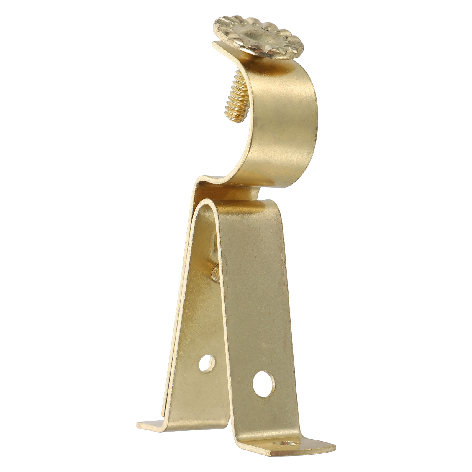 VORCOOL Staffe Per Tendine Regolabili (2 Pezzi) In Ferro - Supporto Per Aste Ø 19.05 Mm, Colore Argento, Ideali Per Decorazione Casa