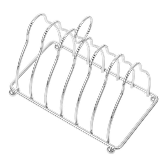 VORCOOL Stainless Steel Bread Storage Rack for Cabinet with Multifunction Toast and Lid Organizer