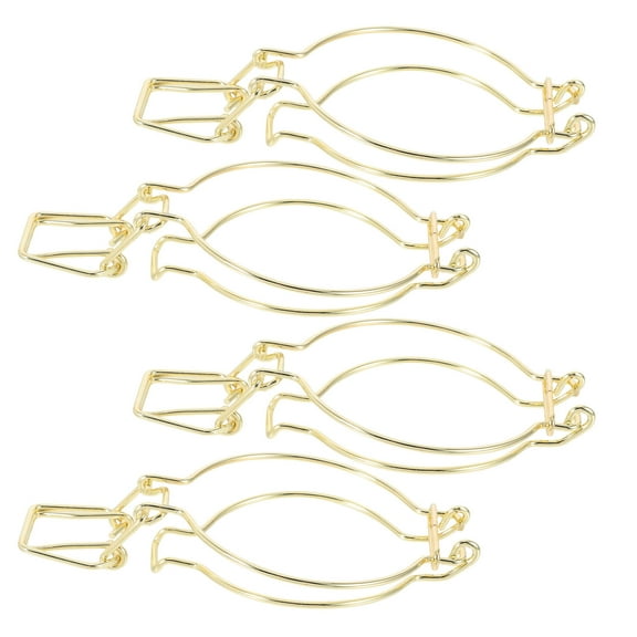 VORCOOL Mason Jar Wire Locking Replacement 4 Pcs 78mm Circular Lid Fastener for Home Canning and Food Preservation