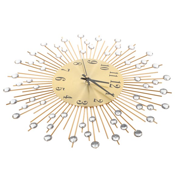 VORCOOL Wall Clock Decorative Modern Metal Quartz Movement for Friends Living Room 1Pack