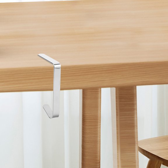 VORCOOL 3Pcs Table Bag Hook Stainless Steel Easy Installation Students Bar Back to School