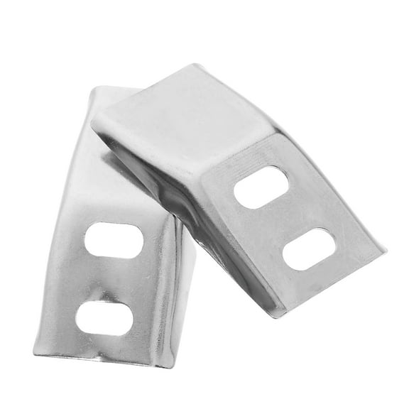 VORCOOL 2Pcs Metal Hanging Brackets for Bathroom Urinal Silver with Convenient Fixing Bolts