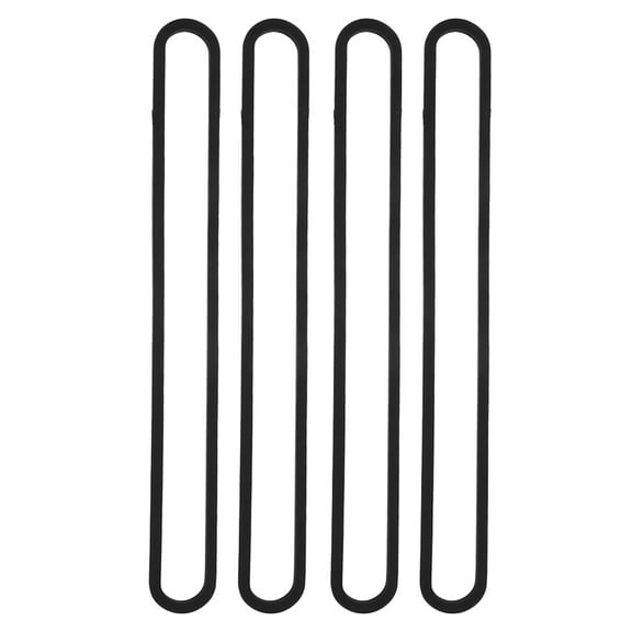 VORCOOL Vacuum Sealer Gasket Black Foam Leak Prevention Universal Fit 4Pcs