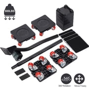 Vorfor Heavy Duty Furniture Movers with 4 Universal Wheels Dolly and & Lifter Tool Set, Supports up to 880 lbs, Furniture Movers for Couches, Cabinet