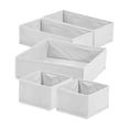 thumbnail image 1 of VORJELT 5-Piece Non-Woven Fabric Drawer Organizer Set - Foldable Storage Box for Clothes, Underwear, Socks, and Miscellaneous Items - Space-Saving Design for Wardrobe and Home Organization White, 1 of 6