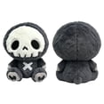 thumbnail image 1 of VORJELT Gothic Skeleton Sloth Stuffed Toy - Soft Plush Ghost Doll for Halloween Decor, Stress Relief, Perfect Gift for Dark Style Lovers Gray, 1 of 6