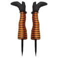 thumbnail image 1 of VORJELT Halloween Witch Leg Stake Garden Decorations - 2 Pack Halloween Yard Props - Indoor Outdoor Spooky Decor for Halloween Party C, 1 of 5