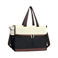 thumbnail image 1 of VORJELT Insulated Lunch Bag for Women, 15.6” Laptop Tote with Pockets, Waterproof Polyester Work Bag for Nurses & Teachers, Stylish Multi-Compartment Travel Tote with Adjustable Strap White, 1 of 9