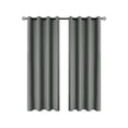 thumbnail image 1 of VORJELT Light-Blocking Curtains Thermal Insulation Noise Reduction Polyester Grommet Curtains Home Decor Bedroom Living Room Dark Gray, 1 of 6
