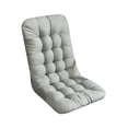 thumbnail image 1 of VORJELT Thickened Corduroy Seat Cushion - Soft Solid Color Foam Chair Pad for Office, Recliner & Floor - Non-Slip Comfort Support for Home & Outdoor Seating Gray, 1 of 6