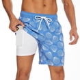 thumbnail image 1 of Quick Dry Mens Swim Trunks Beach Board Shorts Bathing Suit Casual, 1 of 5