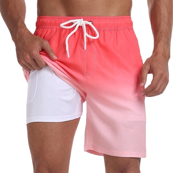 VOROFY Quick Dry Swim Trunks, Board Shorts, Swimwear Bottoms (Men's)-2XL