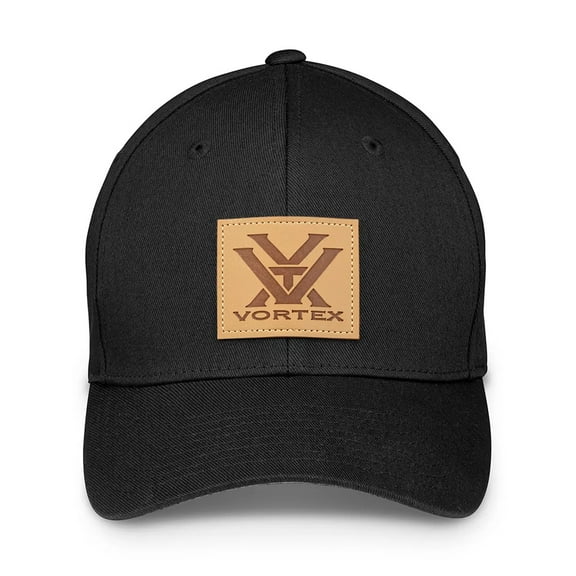 VORTEX Adult Male Barneveld 608 Flexfit Cap, Color: Black, Size: L/XL
