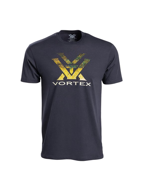 Adult Male Bass Core Logo Polar Night Short Sleeve T-Shirt, Size: M (125-02-POLM)