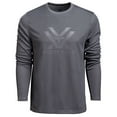 thumbnail image 1 of VORTEX Adult Male Core Logo Performance Grid T-Shirt, Color: Turbulence, Size: L, 1 of 5