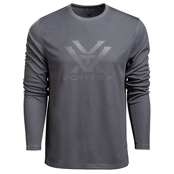 VORTEX Adult Male Core Logo Performance Grid T-Shirt, Color: Turbulence, Size: L
