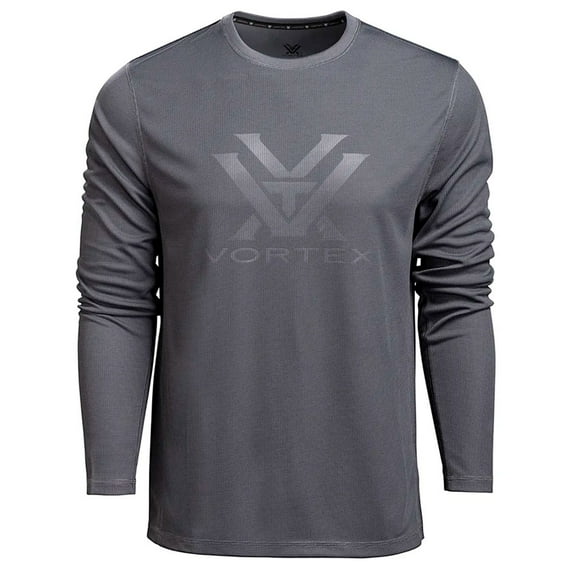 VORTEX Adult Male Core Logo Performance Grid T-Shirt, Color: Turbulence, Size: L