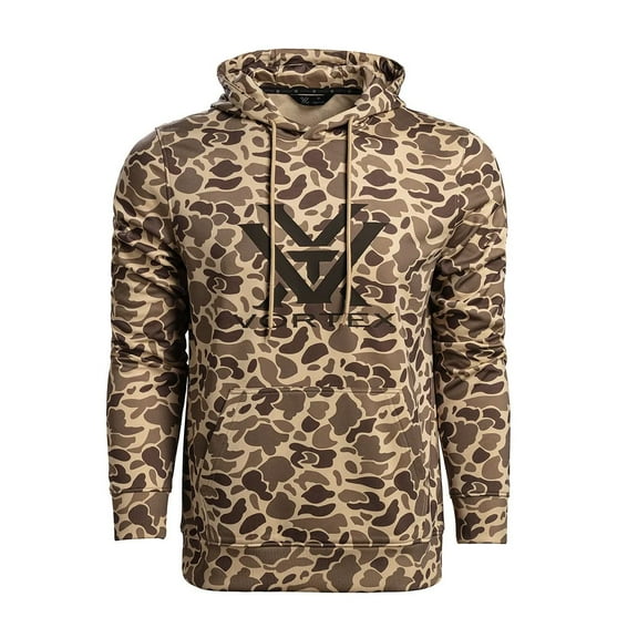 VORTEX Adult Male Core Logo Performance Waterfowl Camo Hoodie, Size: 2XL