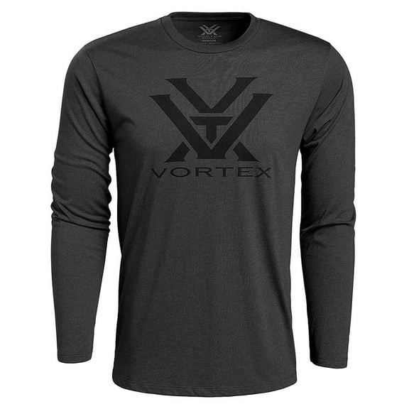 VORTEX Adult Male Core Logo T-Shirt, Color: Charcoal Heather, Size: 2XL
