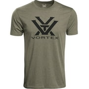 VORTEX Adult Male Core Logo T-Shirt, Color Military Heather, Size L