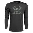 thumbnail image 1 of VORTEX Adult Male Digi Camo Core Logo Long Sleeve T-Shirt, Charcoal Heather, Size: S, 1 of 3