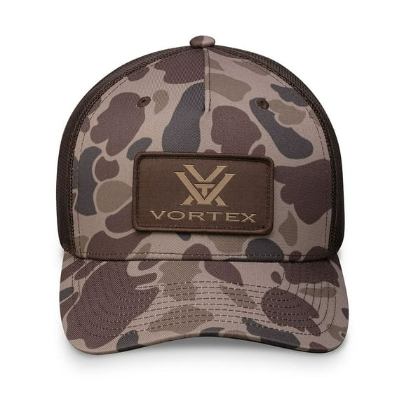 VORTEX Adult Male Force On Force Brown Waterfowl Camo Cap (221-18-BWC)