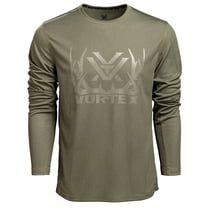 VORTEX Adult Male Full-Tine Performance Grid T-Shirt, Color: Deep Lichen, Size: 2XL