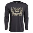 thumbnail image 1 of VORTEX Adult Male Full-Tine T-Shirt, Color: Charcoal Heather, Size: 2XL, 1 of 3