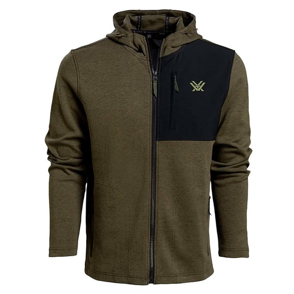 VORTEX Adult Male Horizon Seeker Hoodie, Color: Forest Heather, Size: M