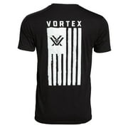 VORTEX Adult Male Salute Short Sleeve T-Shirt, Color: Black, Size: XL
