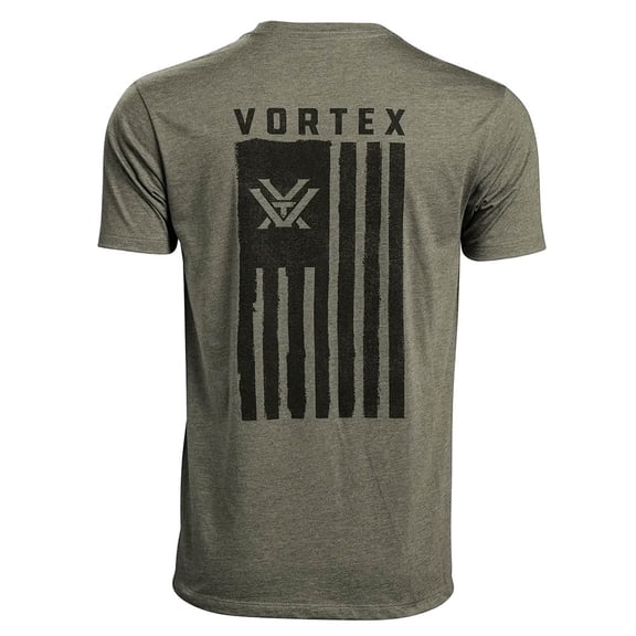 VORTEX Adult Male Salute Short Sleeve T-Shirt, Color: Military Heather, Size: M