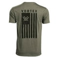 thumbnail image 1 of VORTEX Adult Male Salute Short Sleeve T-Shirt, Color: Military Heather, Size: XL, 1 of 5