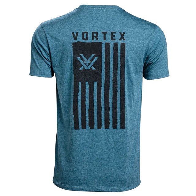 Vortex Optics Logo Short Sleeve T-Shirt - Men's Steel Blue Heather - S To 3XL