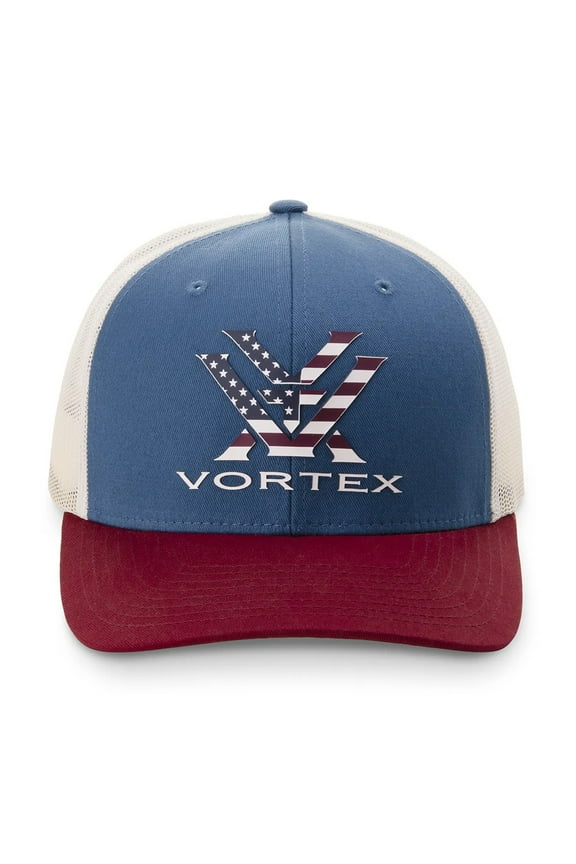 Adult Male Stars Over Stripes One Size Red White Blue Cap (122-11-RWB)