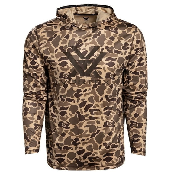 VORTEX Adult Male Sun Slayer Waterfowl Camo Hoodie, Size: XL (121-20-WCA-XL)