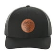 thumbnail image 1 of VORTEX Adult Male Three Peaks Cap with Leather Patch, Color: Black (121-01-BLK), 1 of 3