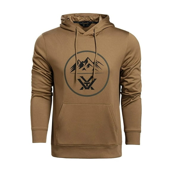VORTEX Adult Male Three Peaks Performance Hoodie, Color: Dull Gold, Size: XL